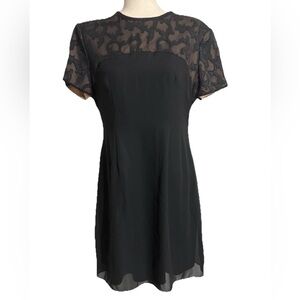Jeffrey Dara evenings by Tom Barra Cocktail Dress 14 Petite Short Sleeve